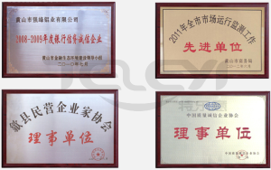公司部分榮譽證書
