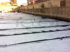 北京地鐵15號線關莊站頂板BST非固化防水工程