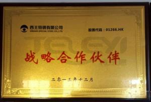 西王特鋼戰略合作伙伴
