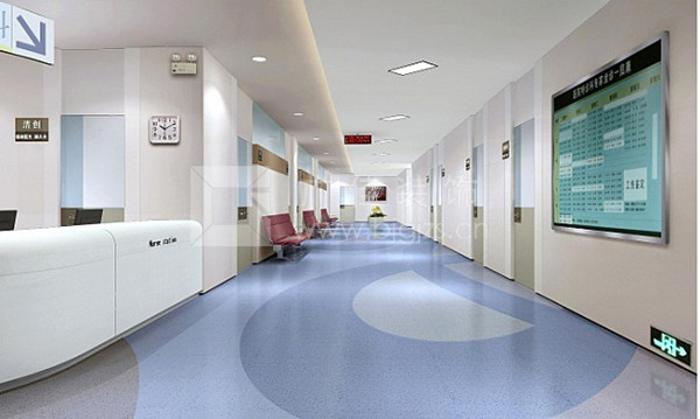 博高整形医院防滑塑胶地板，整形医院pvc地板厂家