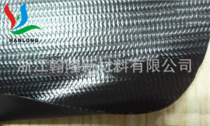 黑色高强度6P环保pvc夹网布 PVC下水裤面料