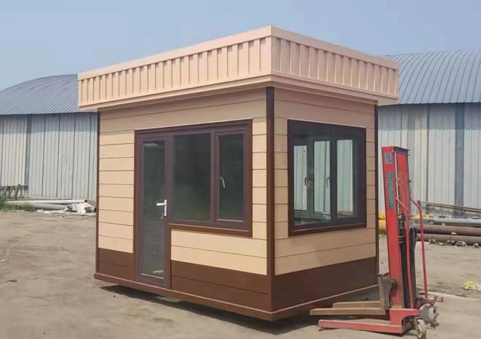 定制 幼兒園值班崗亭 山西大同金屬雕花板崗亭生產廠家