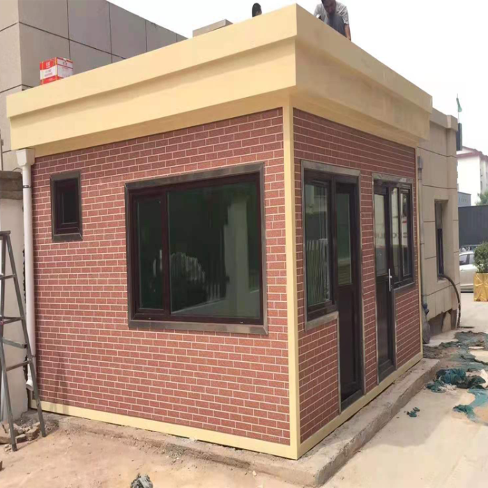 定制 幼兒園值班崗亭 山西大同金屬雕花板崗亭生產廠家