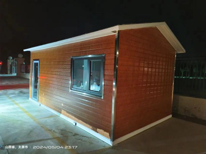 定制 幼兒園值班崗亭 山西大同金屬雕花板崗亭生產廠家