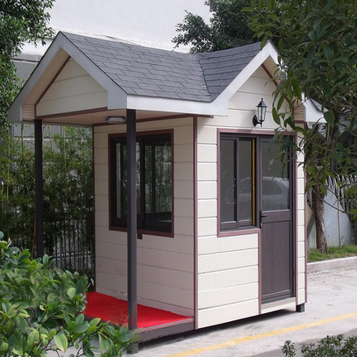 定制 幼兒園值班崗亭 山西大同金屬雕花板崗亭生產廠家